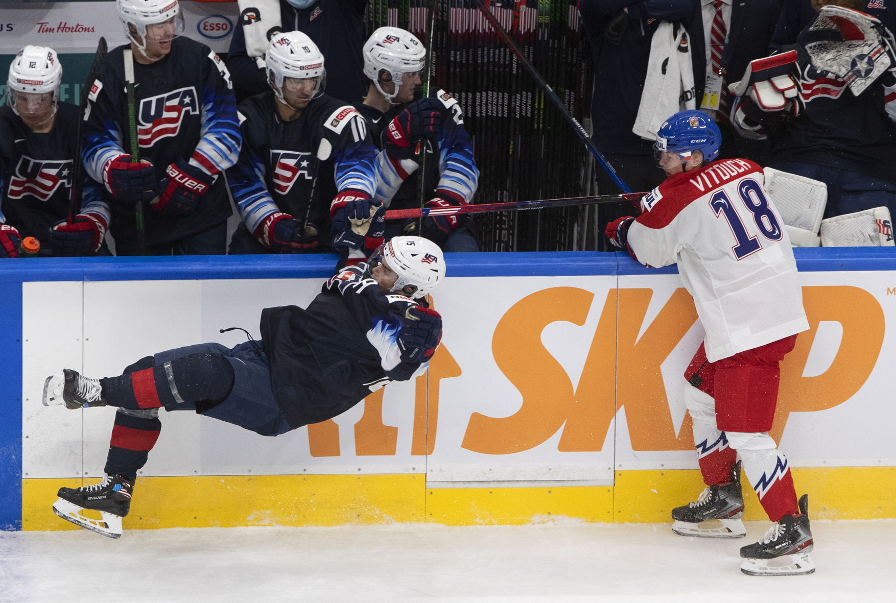 World Junior USA Czech Republic Hockey